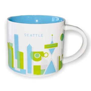 Starbucks Seattle Mug You Are Here Coffee Cup Large 14 Oz